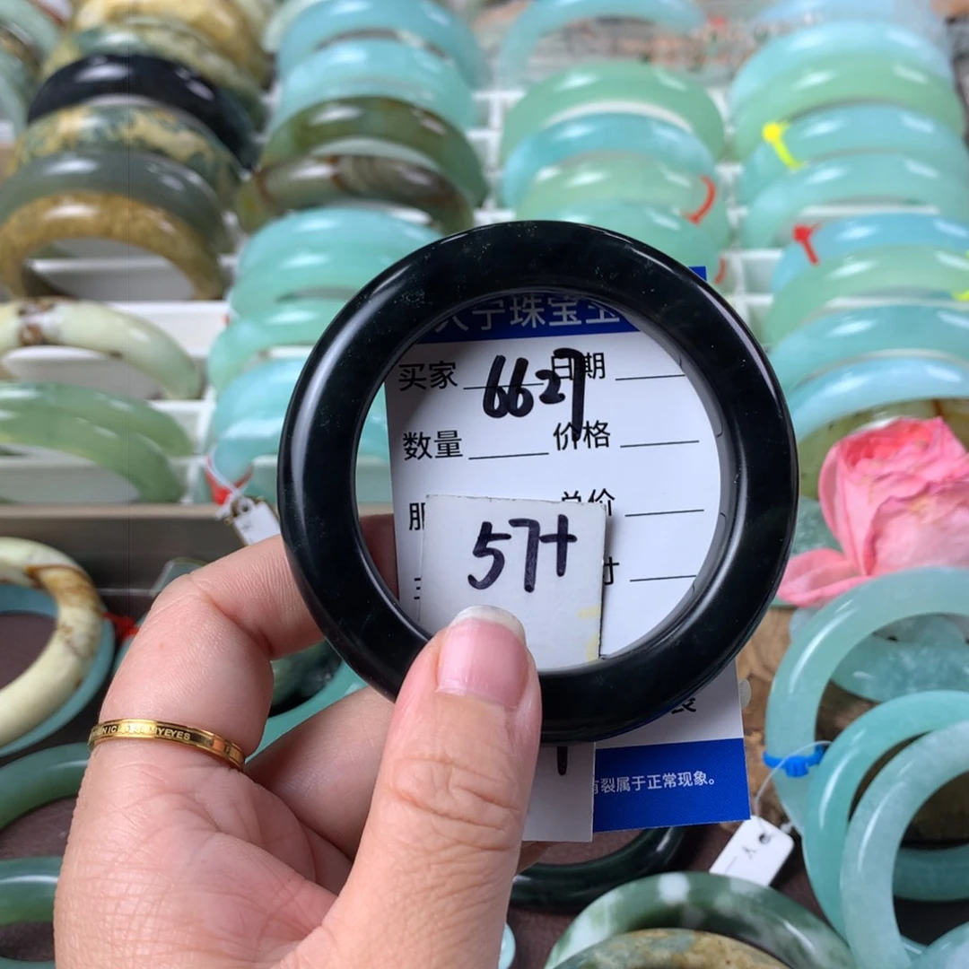 蛇纹石玉手镯未镶嵌雾****晴6627