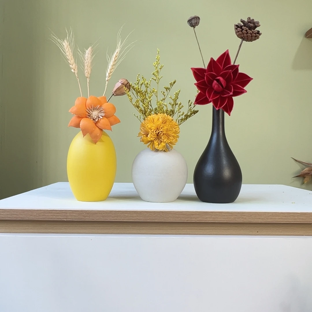 景德镇陶瓷花瓶陶瓷花瓶带花高度20-30厘米左右