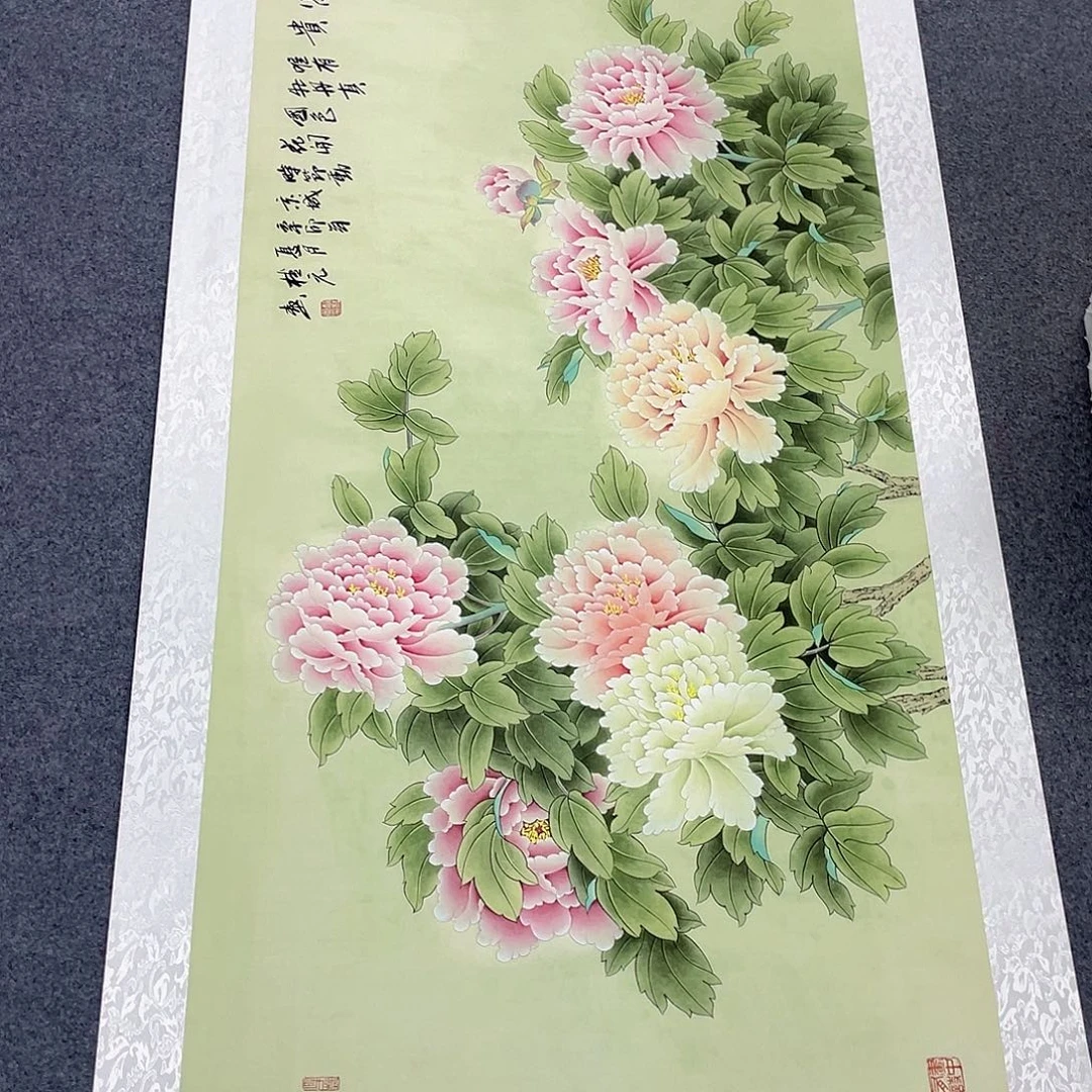 国画作品小姐姐放漏…