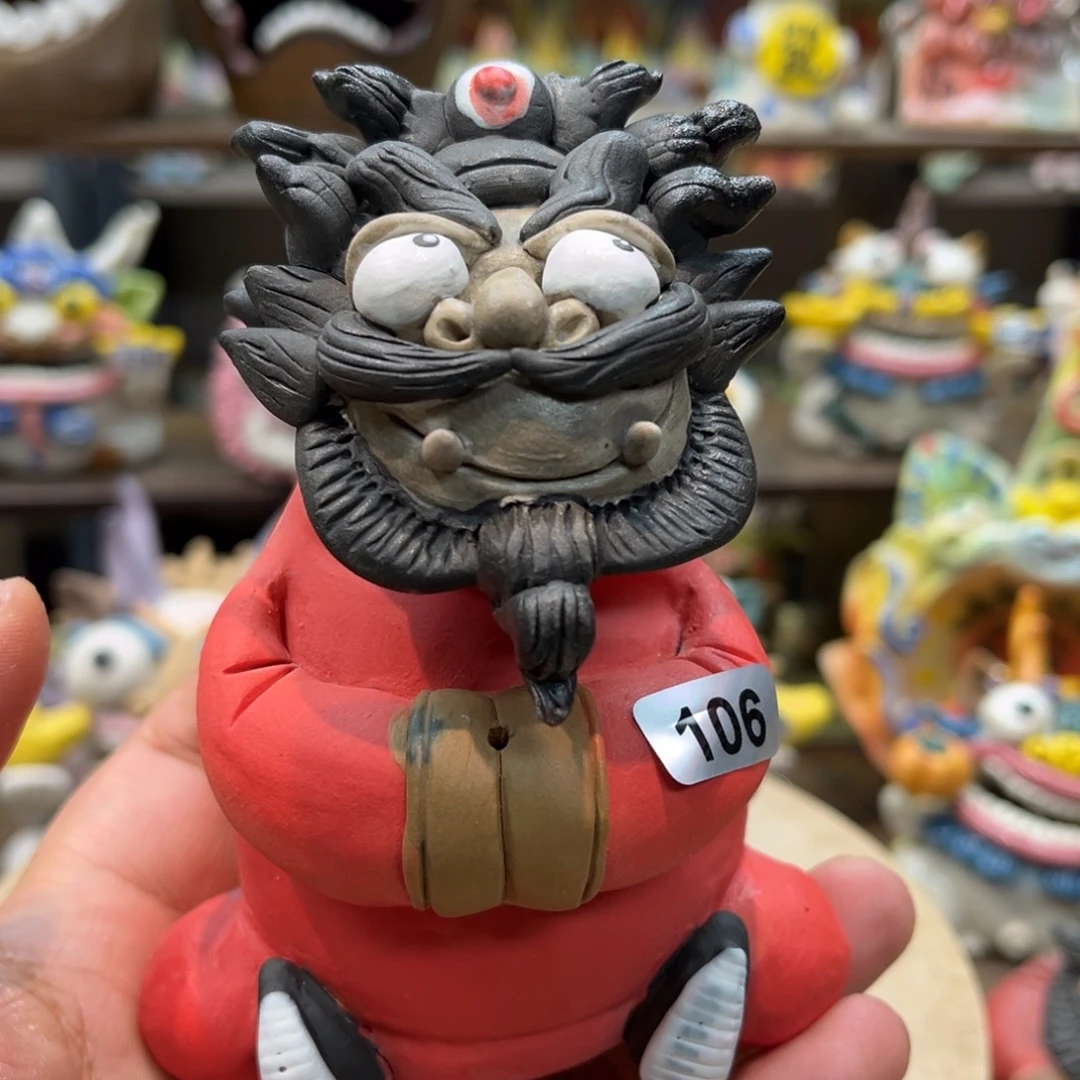 陶瓷纯手工抽象陶瓷摆件106