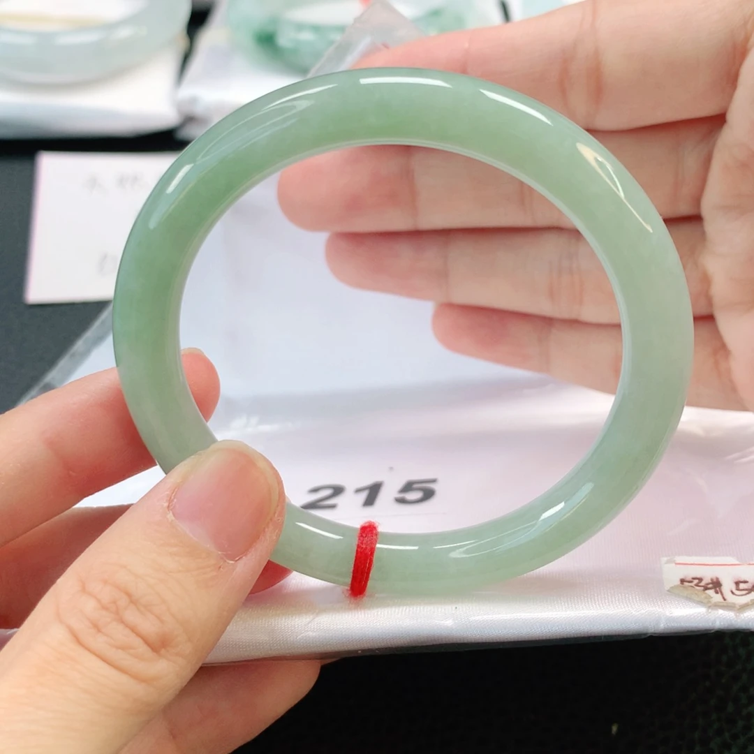 未镶嵌手镯翡翠缅甸圆53