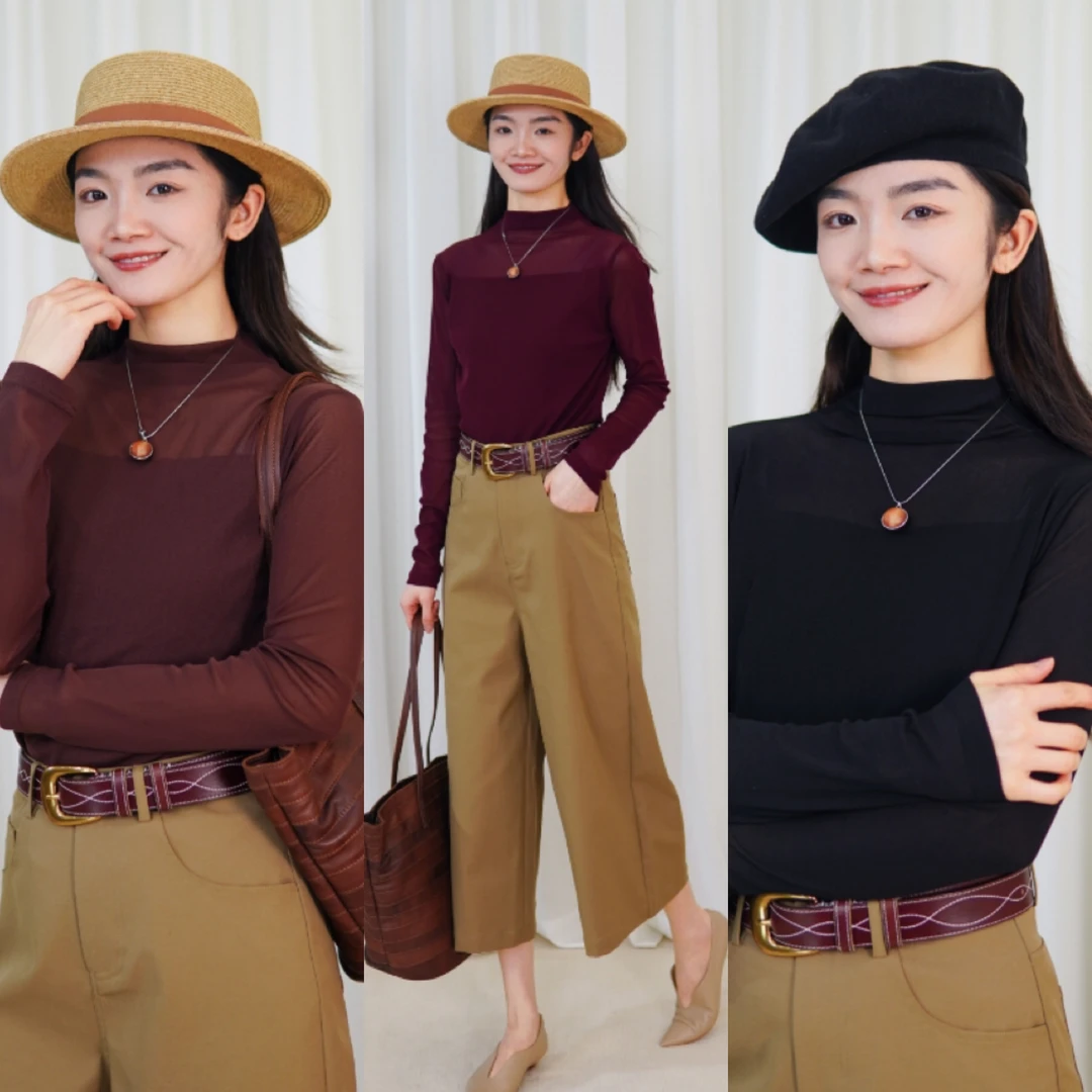 CHUN·「芬蒂网衫」时尚休闲百搭宽松简约减龄设计感慵懒风日常