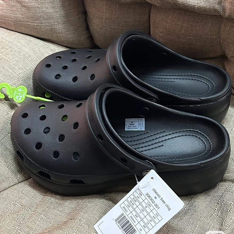 谁能拒绝~~白敬亭同款厚底洞洞鞋男2025夏季新款休闲洞洞鞋云朵女