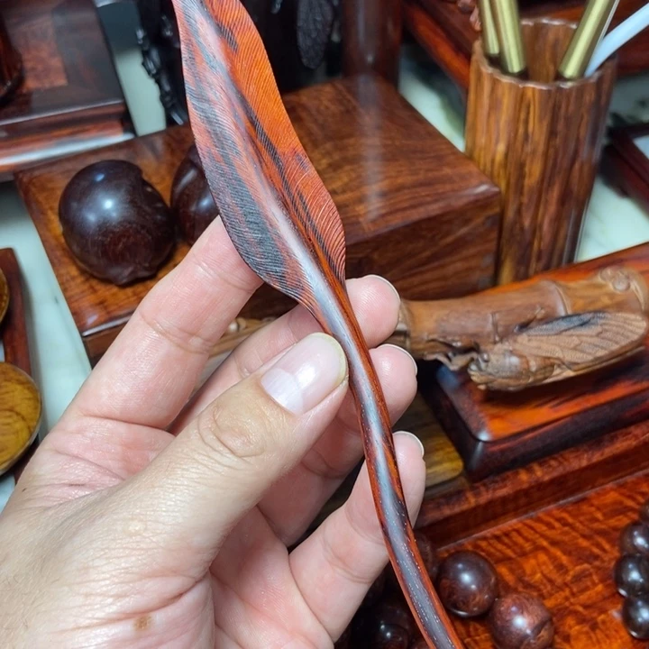 檀香紫檀（小叶紫檀）羽毛发簪