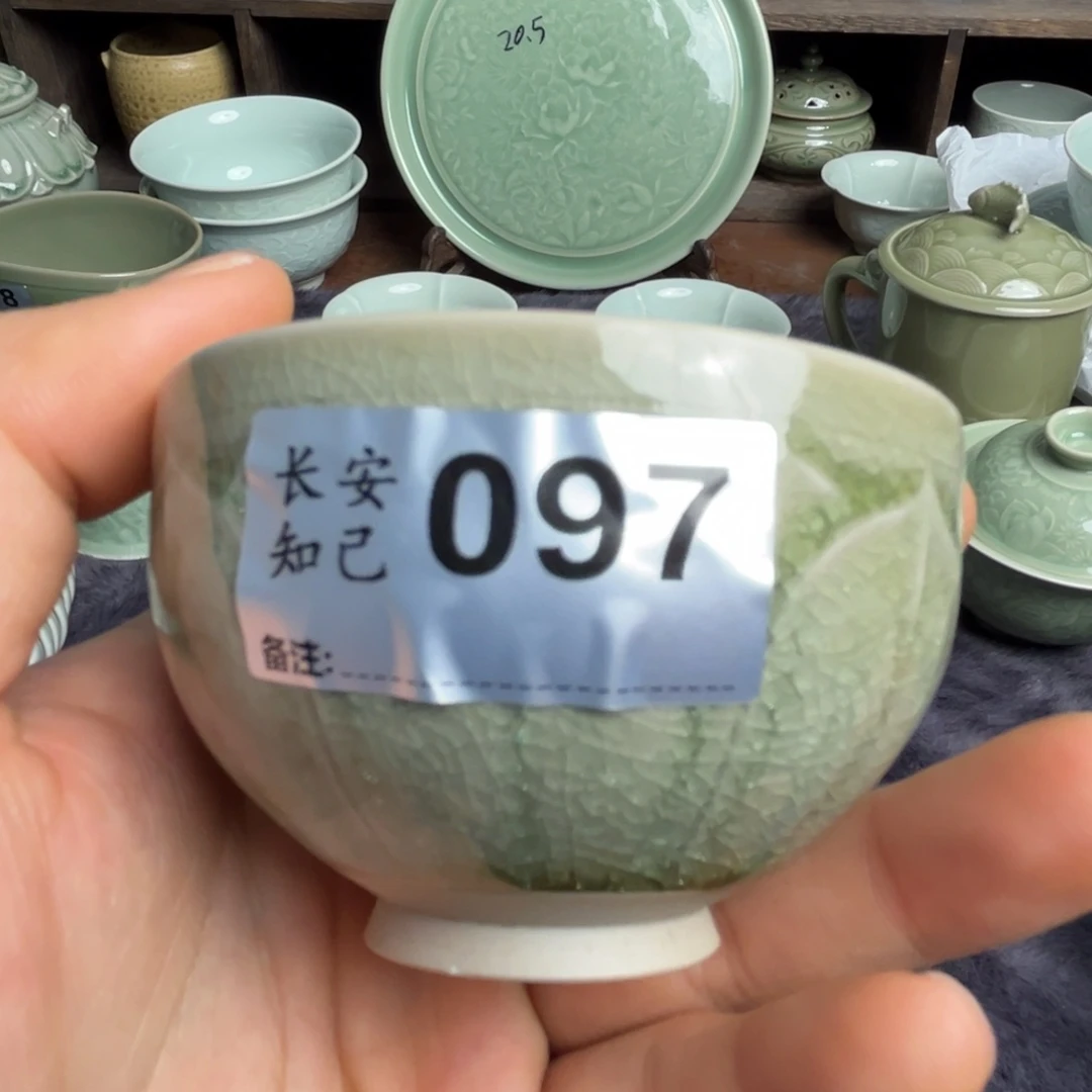 瓷老货百圾碎杯子 097