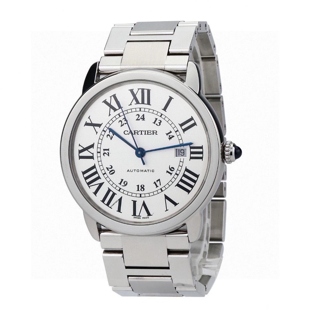 99新 Cartier/卡地亚 伦敦系列男士机械/42MM/经典设计优雅时尚