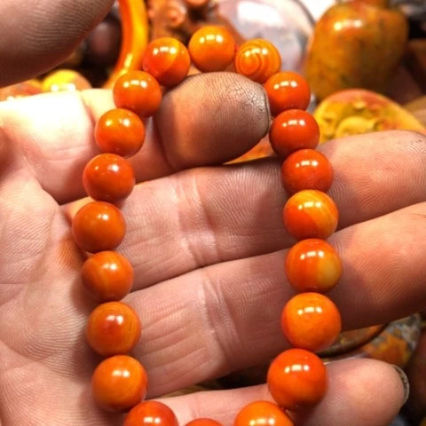 玛瑙/玉髓手链合金用****7