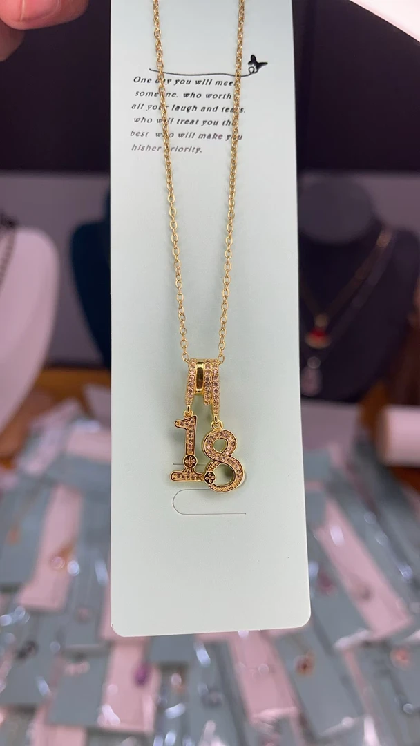 铜合金项链 轻奢18铜合金项链621