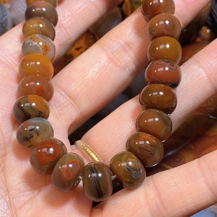 玛瑙/玉髓手链未镶嵌葫*