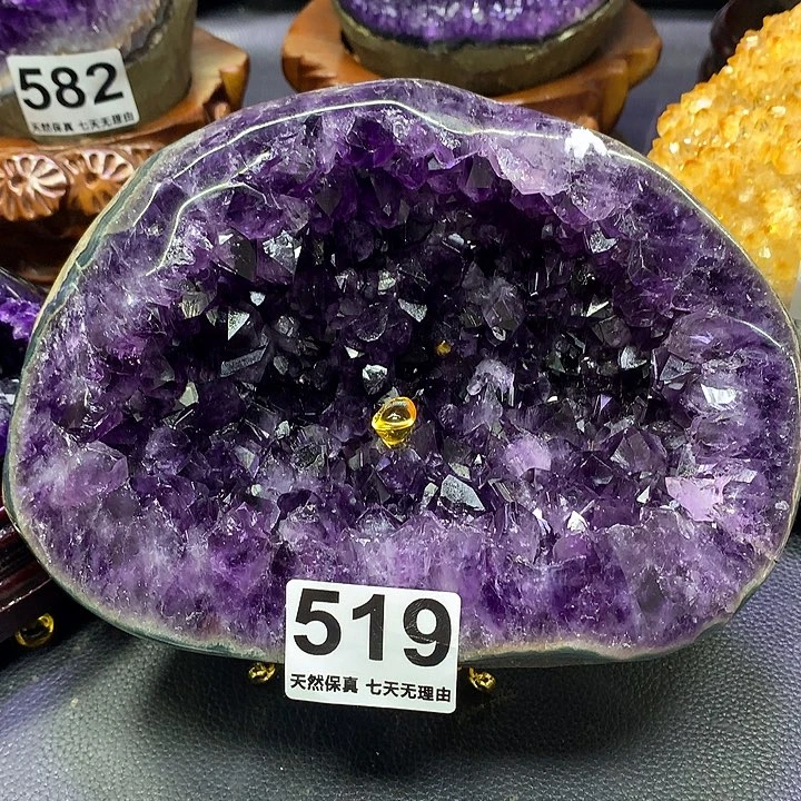 水晶未镶嵌摆件水晶摆件m