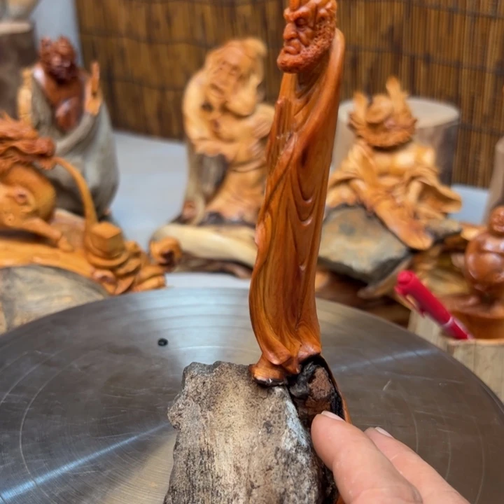 用***0柏木手把件的设计和制作