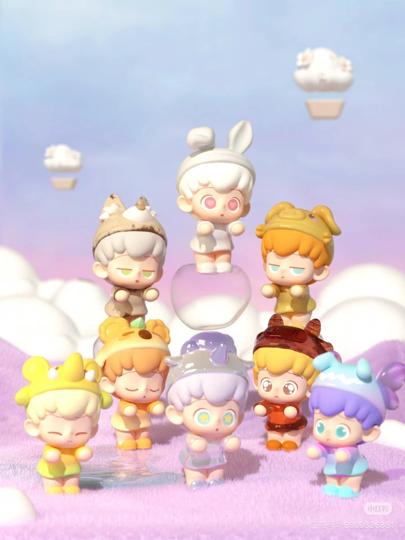 【拆盒】EIOR萌物幻想乡系列 正版盲盒盲袋萌粒