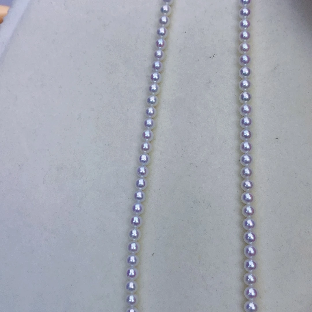 银S925镶嵌淡水珍珠4.5-5