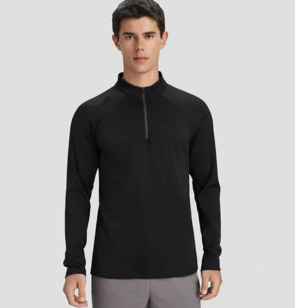 KL新款男士长袖半拉链户外运动22