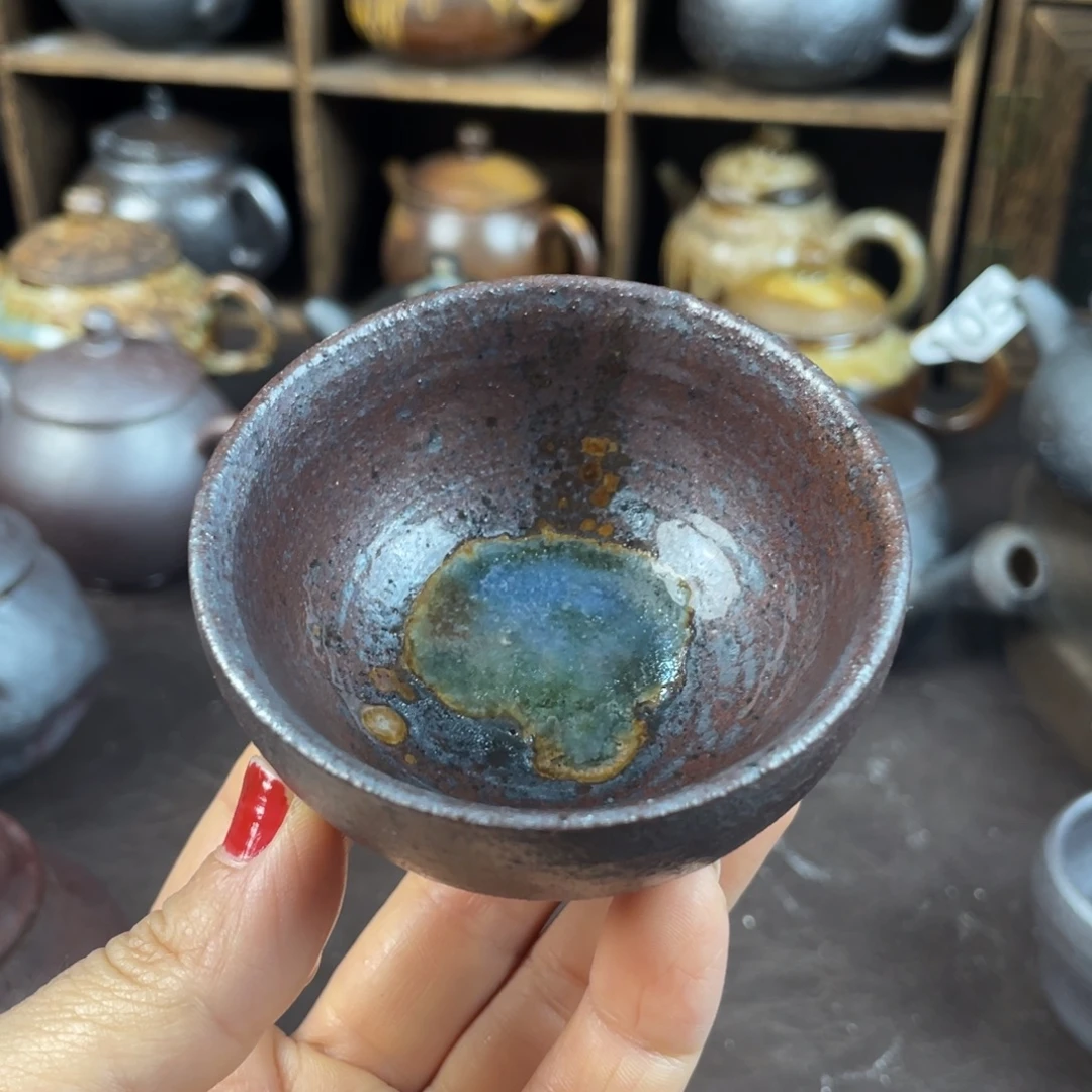 柴烧茶器主人杯杯