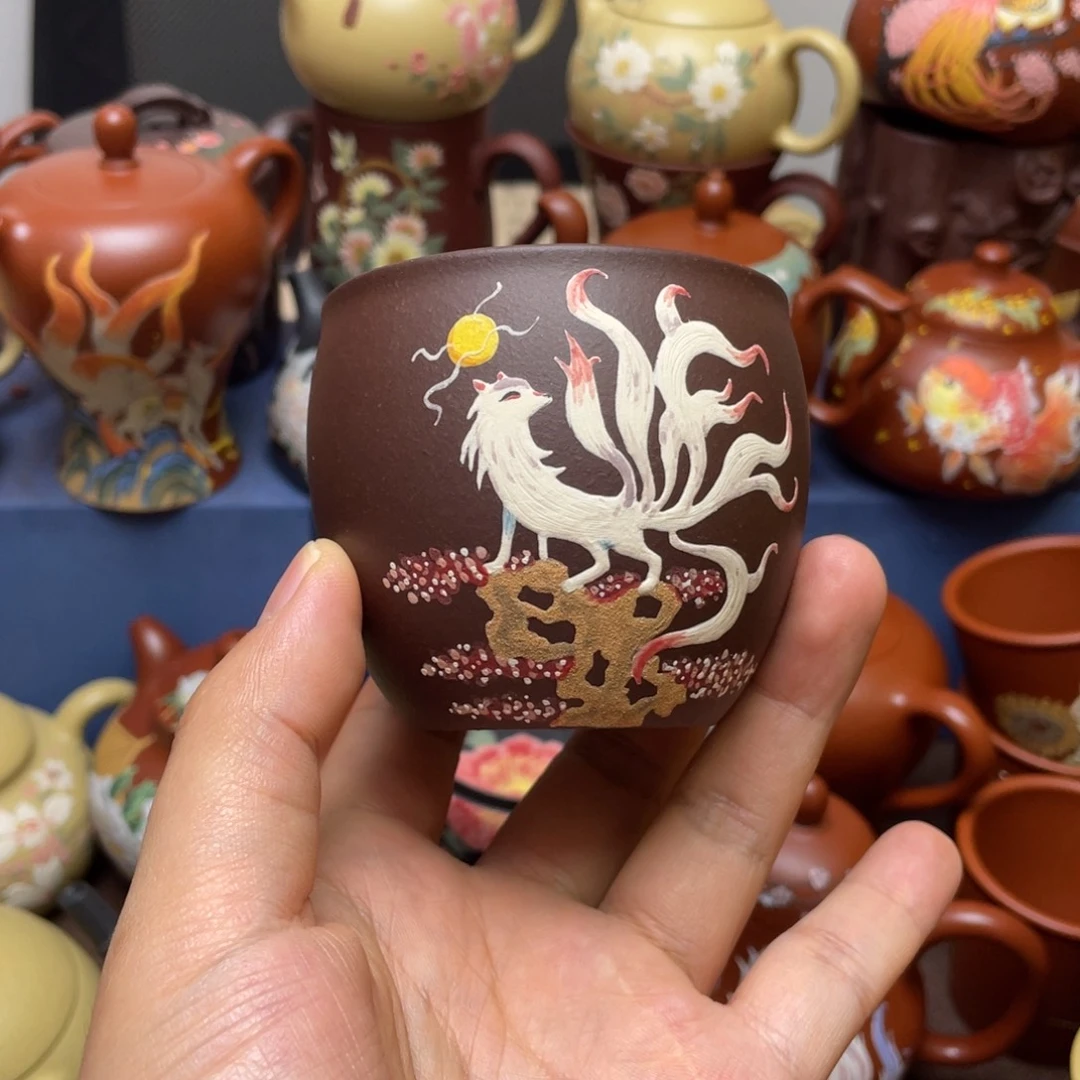 紫砂茶杯紫砂主人杯150cc