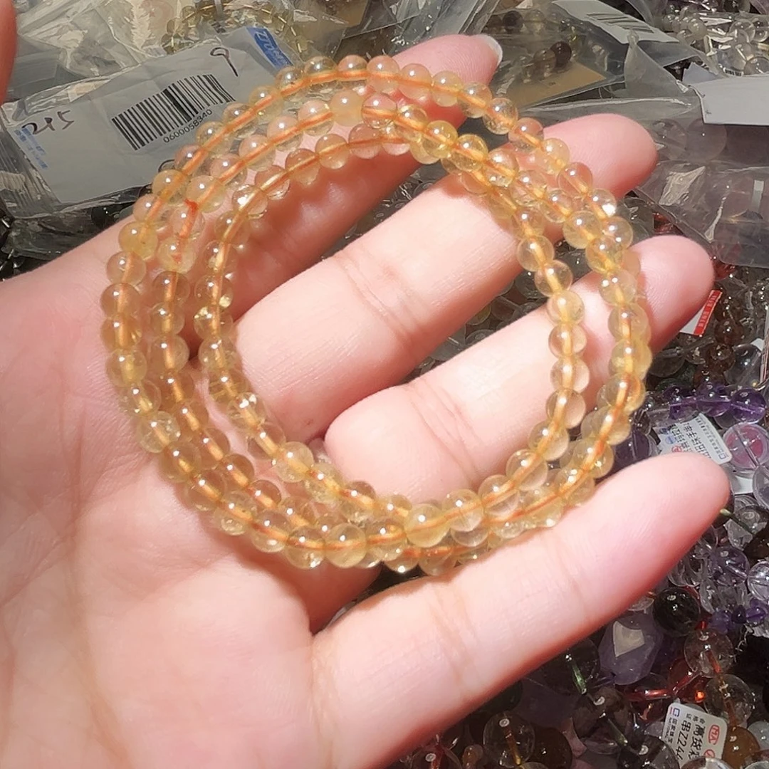 水晶手链未镶嵌发晶多圈