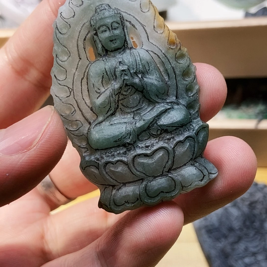****࿐定制翡翠未镶嵌持久刚回家
