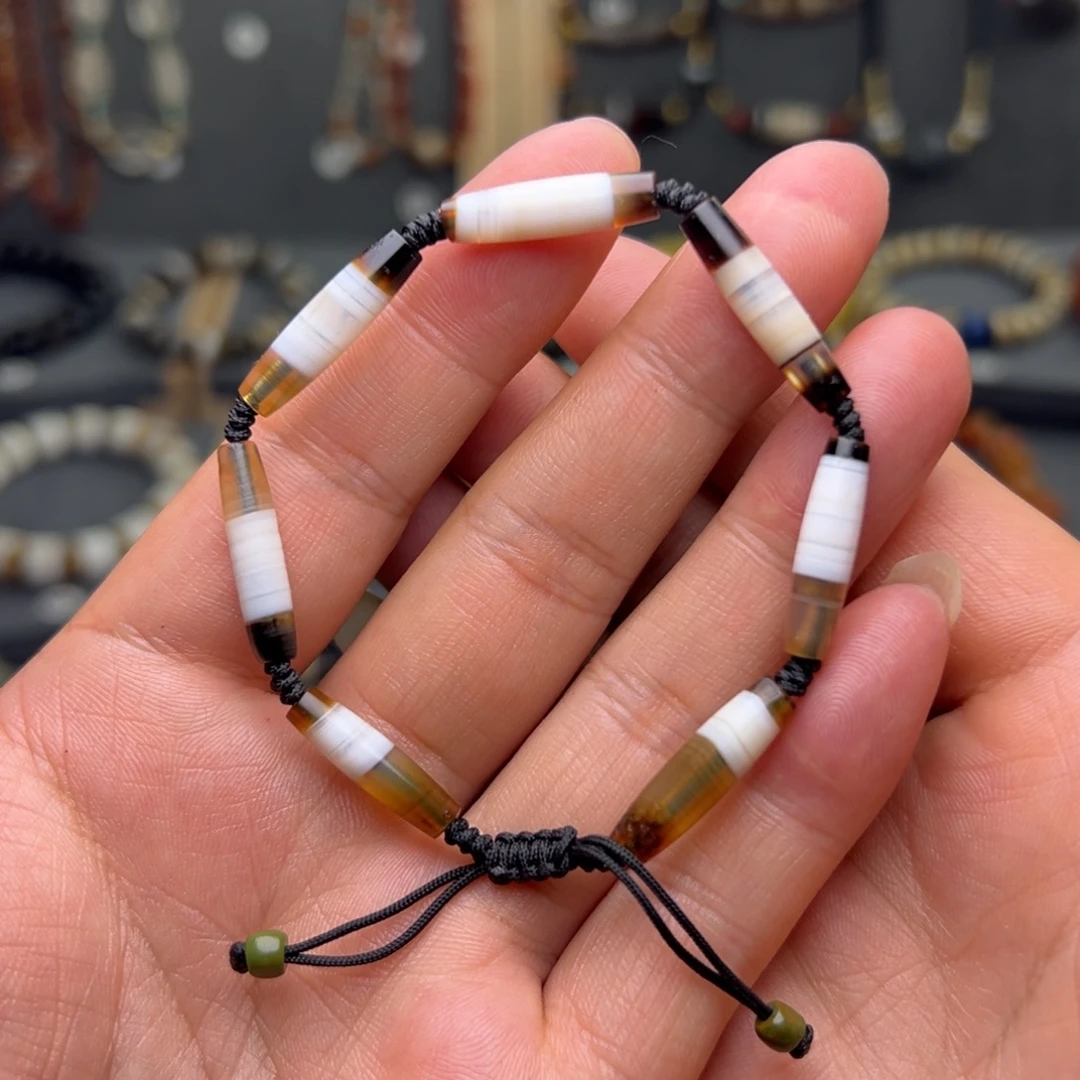 玛瑙/玉髓合金玛瑙对珠