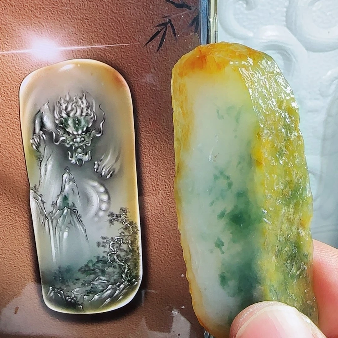 未镶嵌定制翡翠缅甸天然A货翡翠含老师工艺