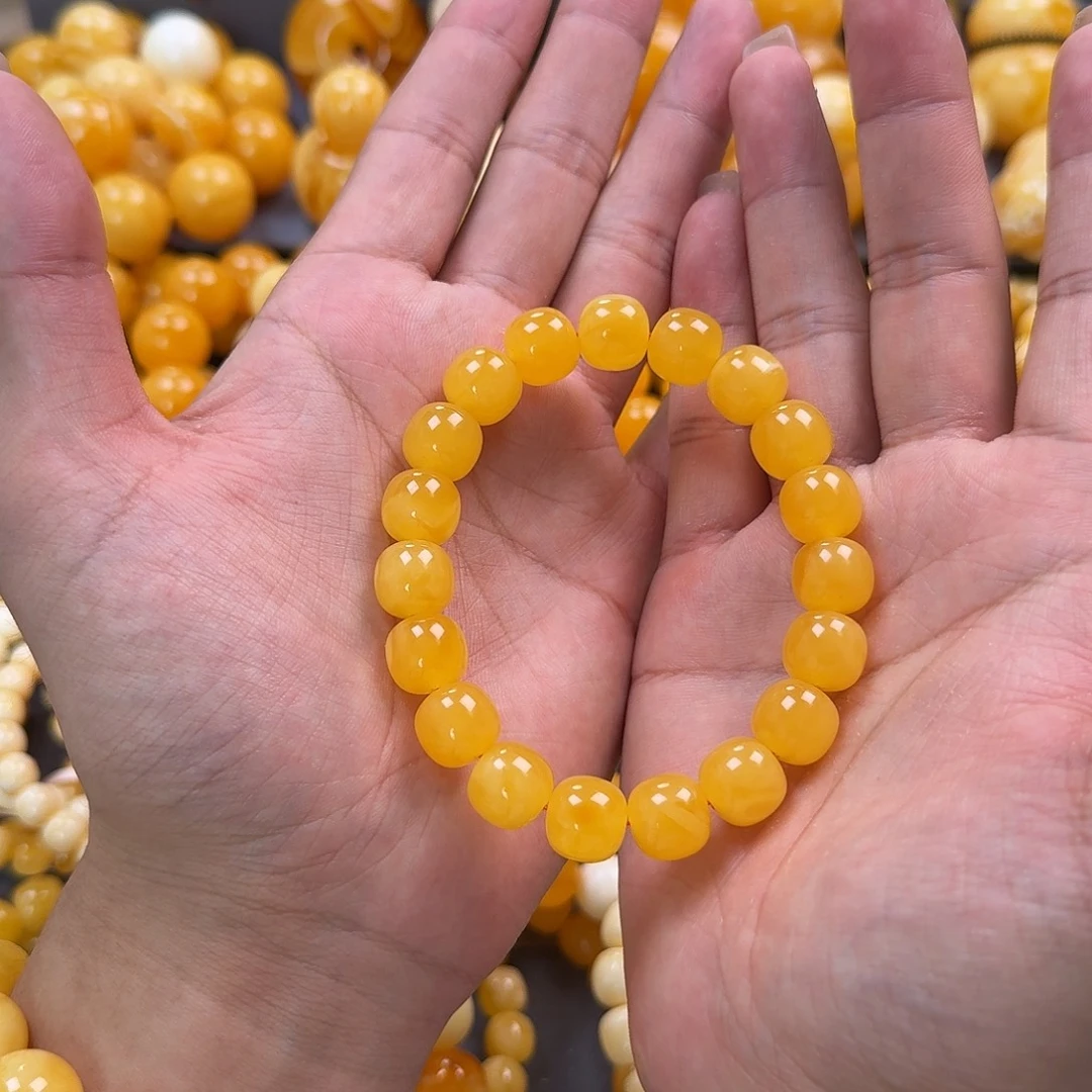 蜜蜡未镶嵌珠宝奇石同料12mm