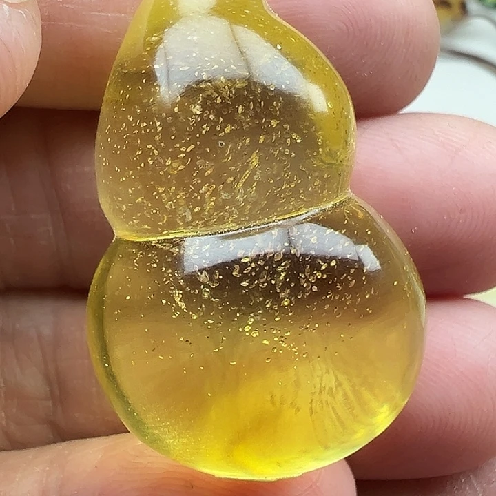 琥珀未镶嵌珠宝奇石蜜蜡小胡芦