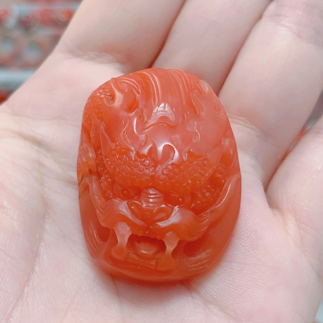 南红玛瑙未镶嵌吊坠(不含链)