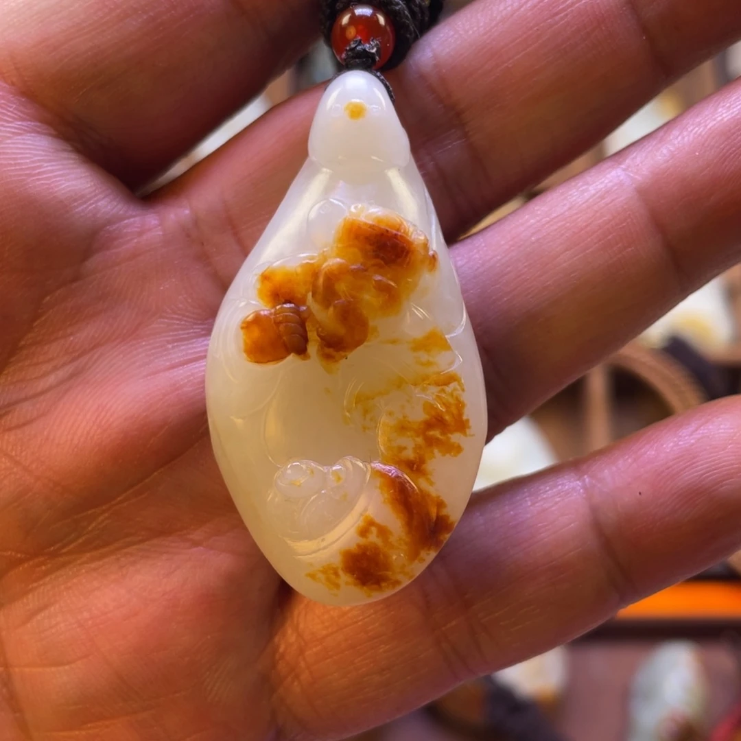 和田玉未镶嵌挂件