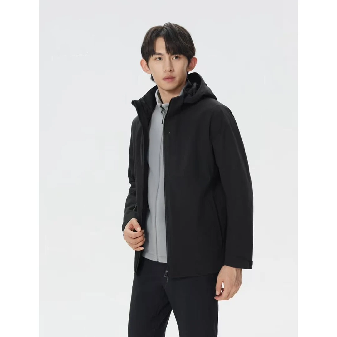 K*L三合一冲锋衣2级Polartec连帽多口袋抓绒0桑坡-珍珍11/1