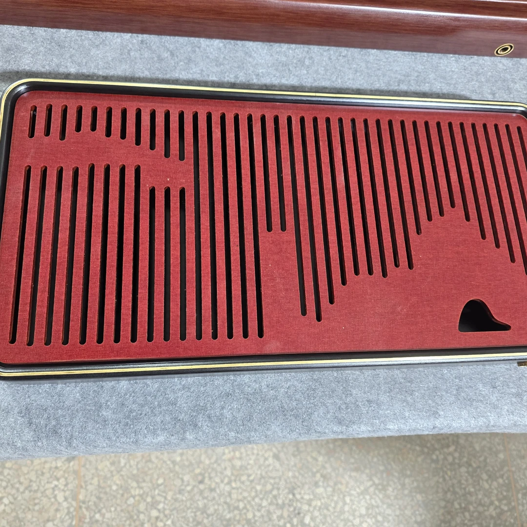 博观50×25×5电木茶盘排水整块家用客厅办公室茶台