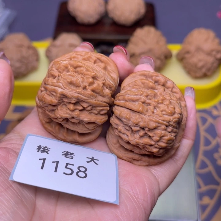 把件文玩核桃四座楼45.1158
