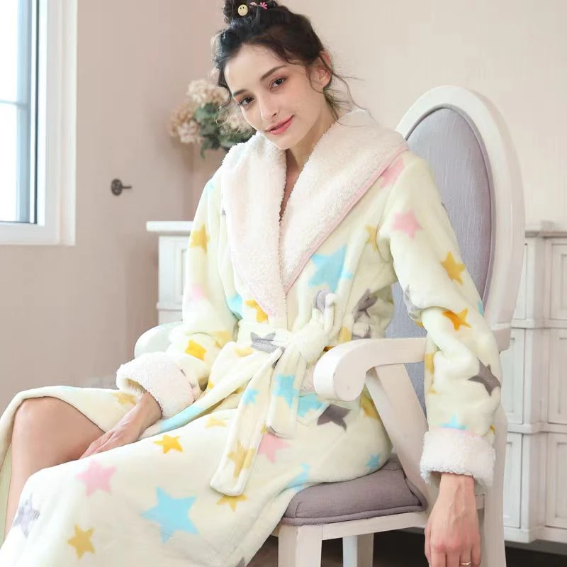 2025女款睡袍保暖