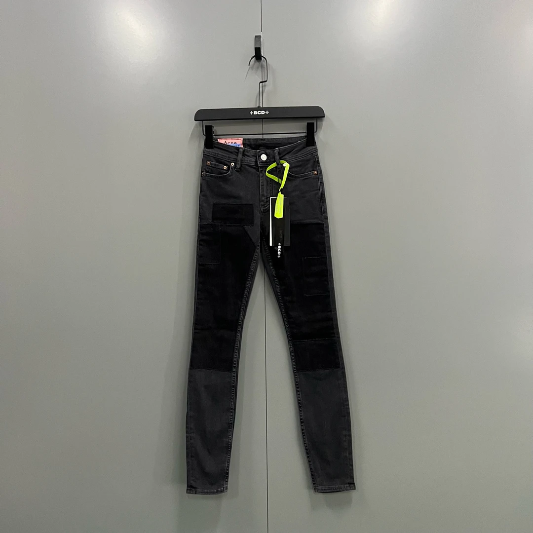95新 maje ts Acne Studios 贴布拼接牛仔裤 32码/95新