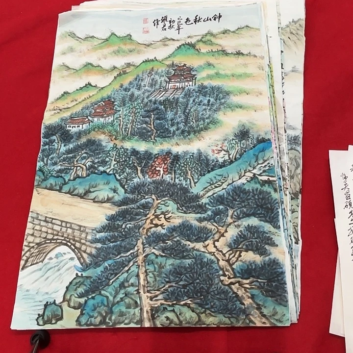 国画花鸟的翅膀是一个巨大