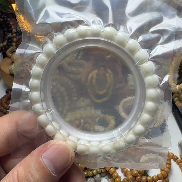 E***D手串星月菩提1号车尺寸8.7白玉菩提单圈