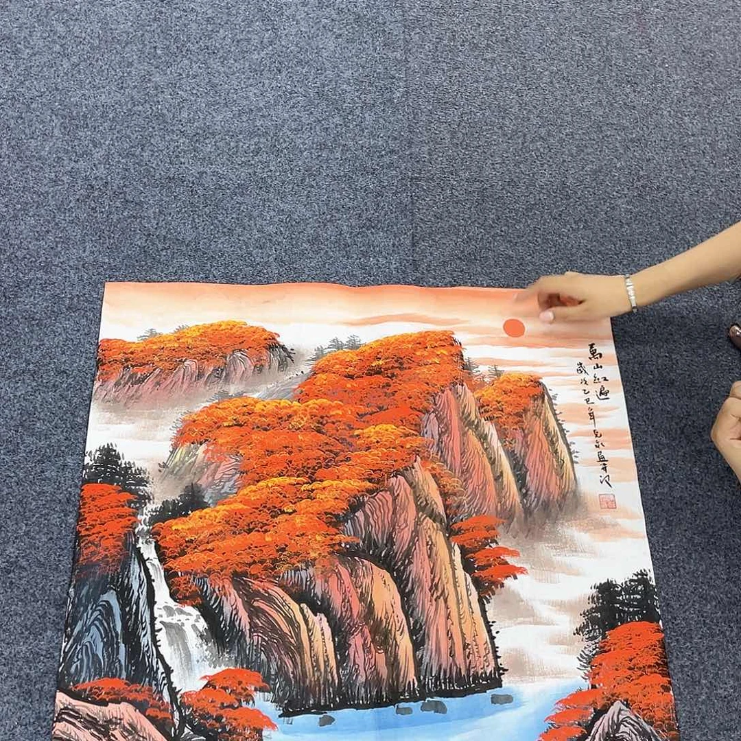 国画作品小姐姐放漏…