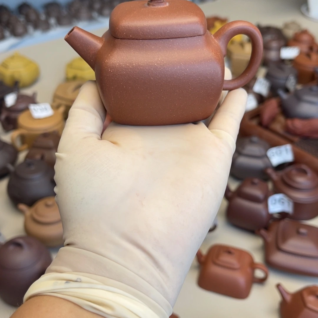 茶壶紫砂自在壶140毫升降坡泥