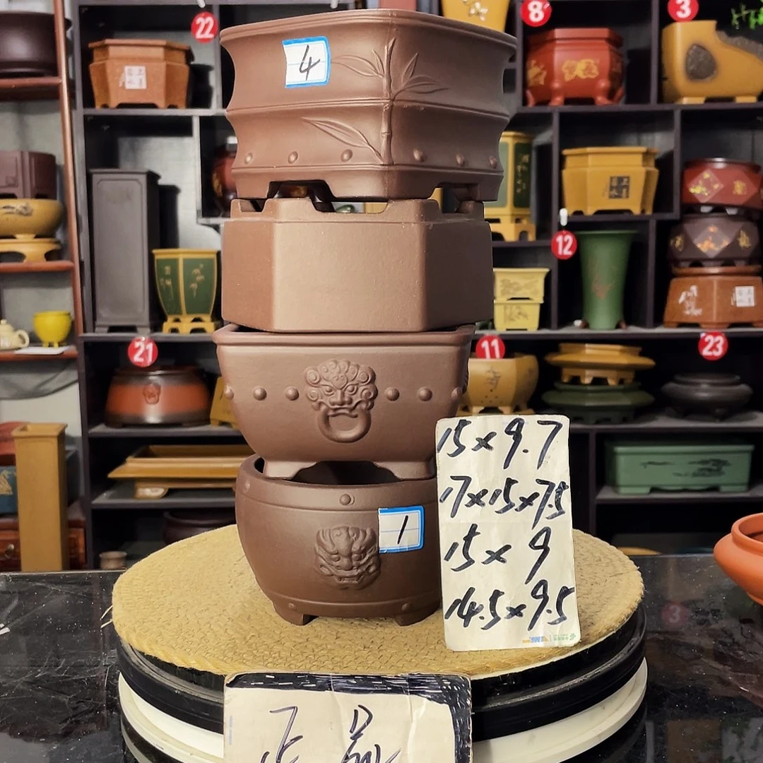 D-盆尚好紫砂花盆