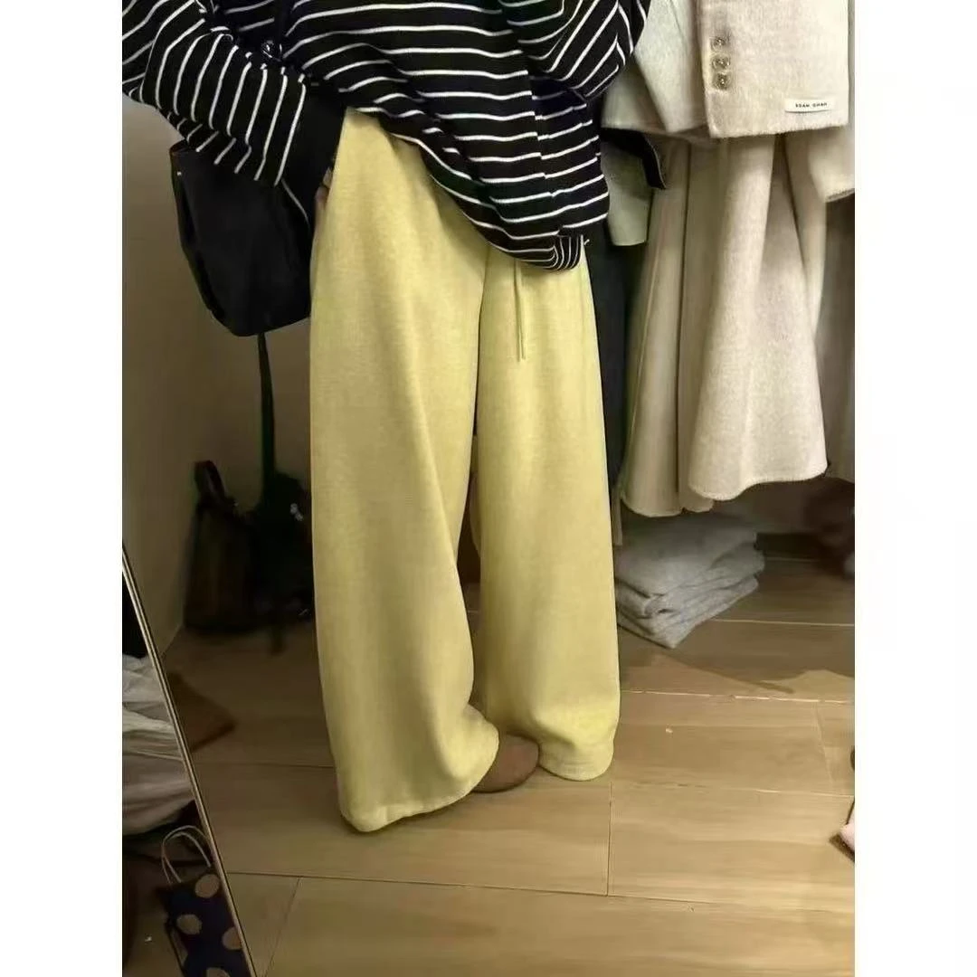 阿妳XiaoNi———（冬款松紧加绒休闲裤2440185）