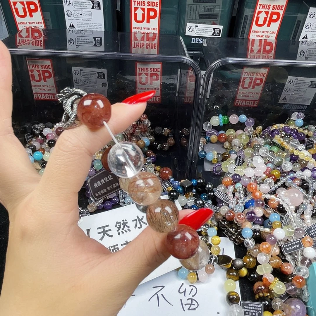手链烟晶银S925镶嵌