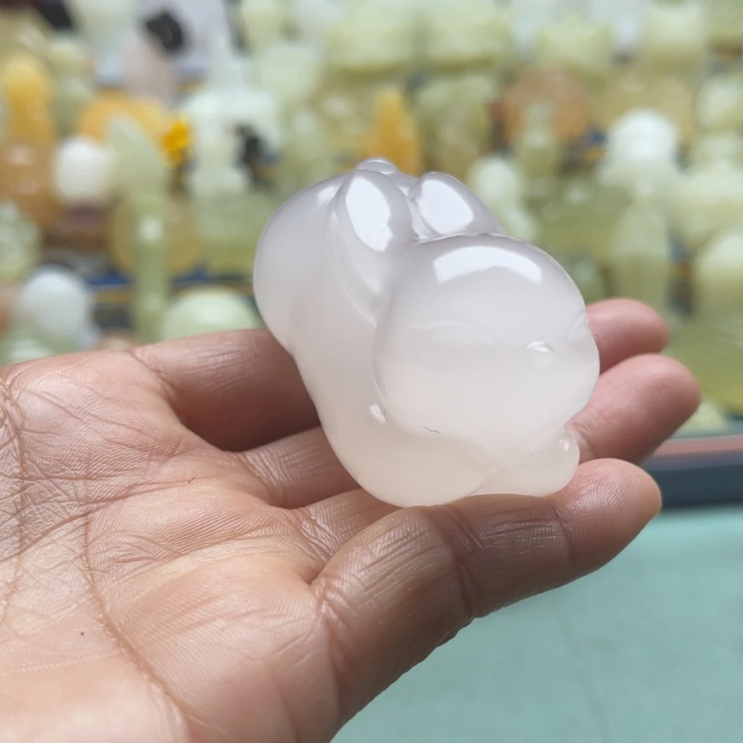 吧***嘣玉天然桌面小摆件