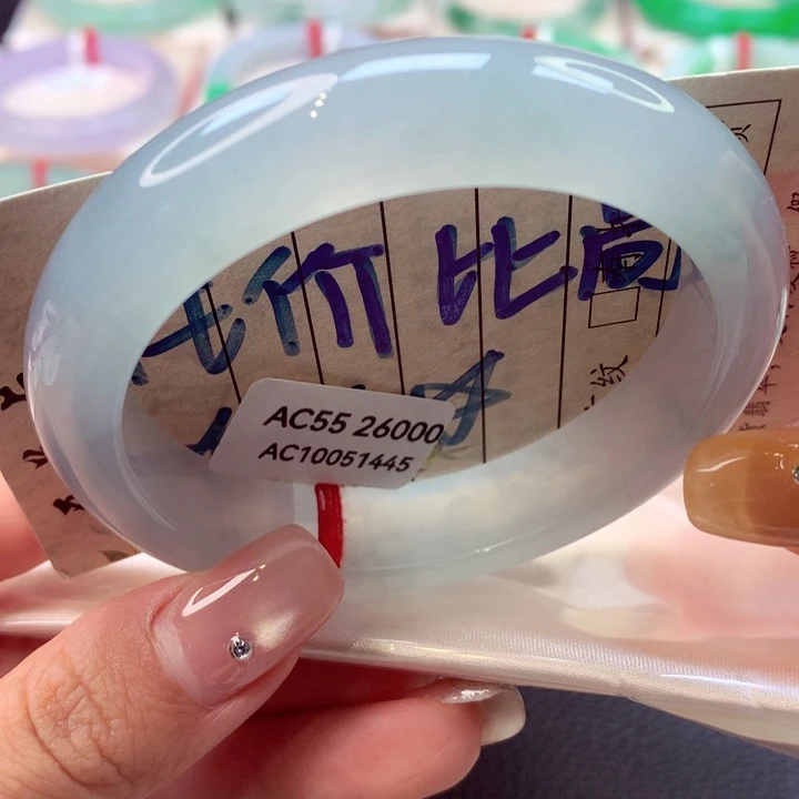 未镶嵌手镯翡翠正圈42号66