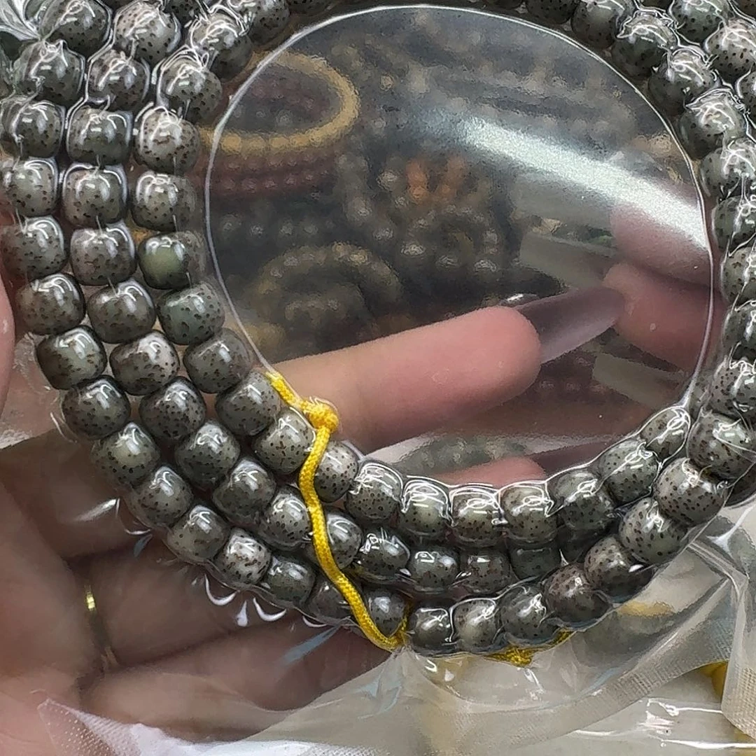 手串星月菩提10傲世糯冰绿幽灵108 87