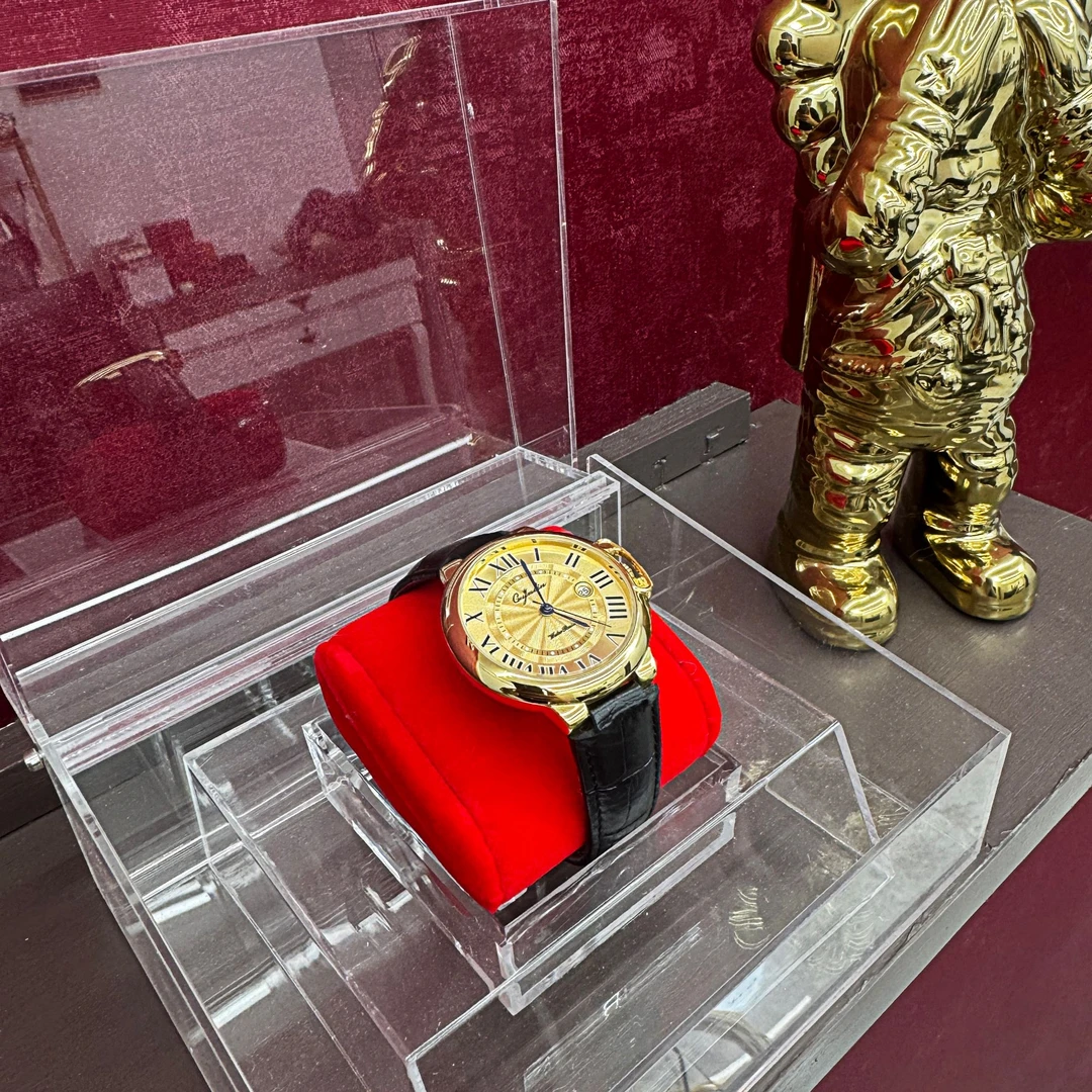 100%品牌瑞士/蓝气球系列/男士全自动手表超薄时尚腕表(L8)