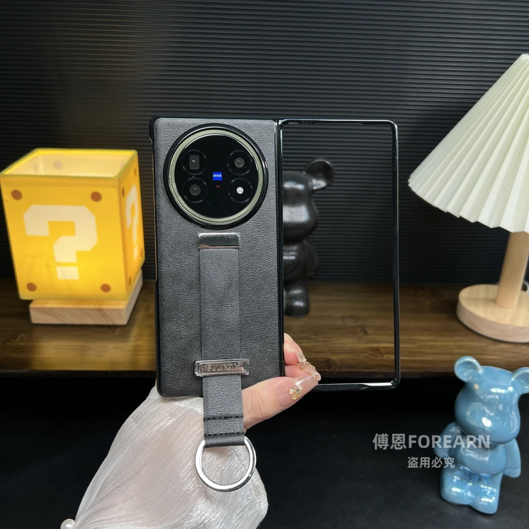 适用于vivoXFold5手机壳折叠屏xfold5手腕带指环保护套高端全包