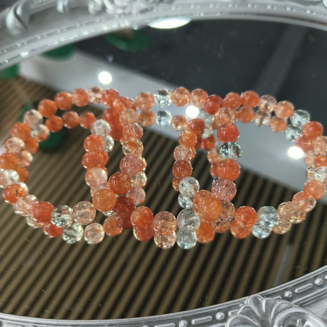 【村有晶品】天然高品阿鲁沙单圈手链 多样性发一件 约8mm 1178ZBXC