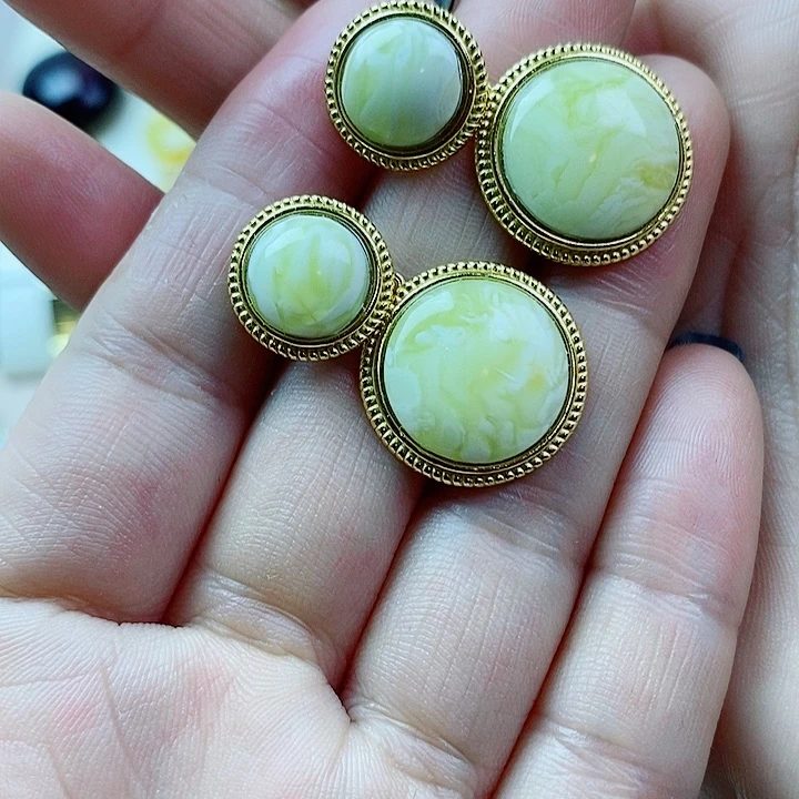 未镶嵌琥珀耳饰蜜蜡耳坠