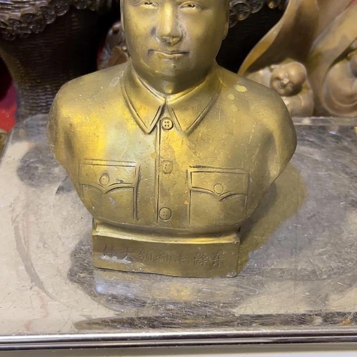 磕***虫黄铜摆件，文房工艺品摆件