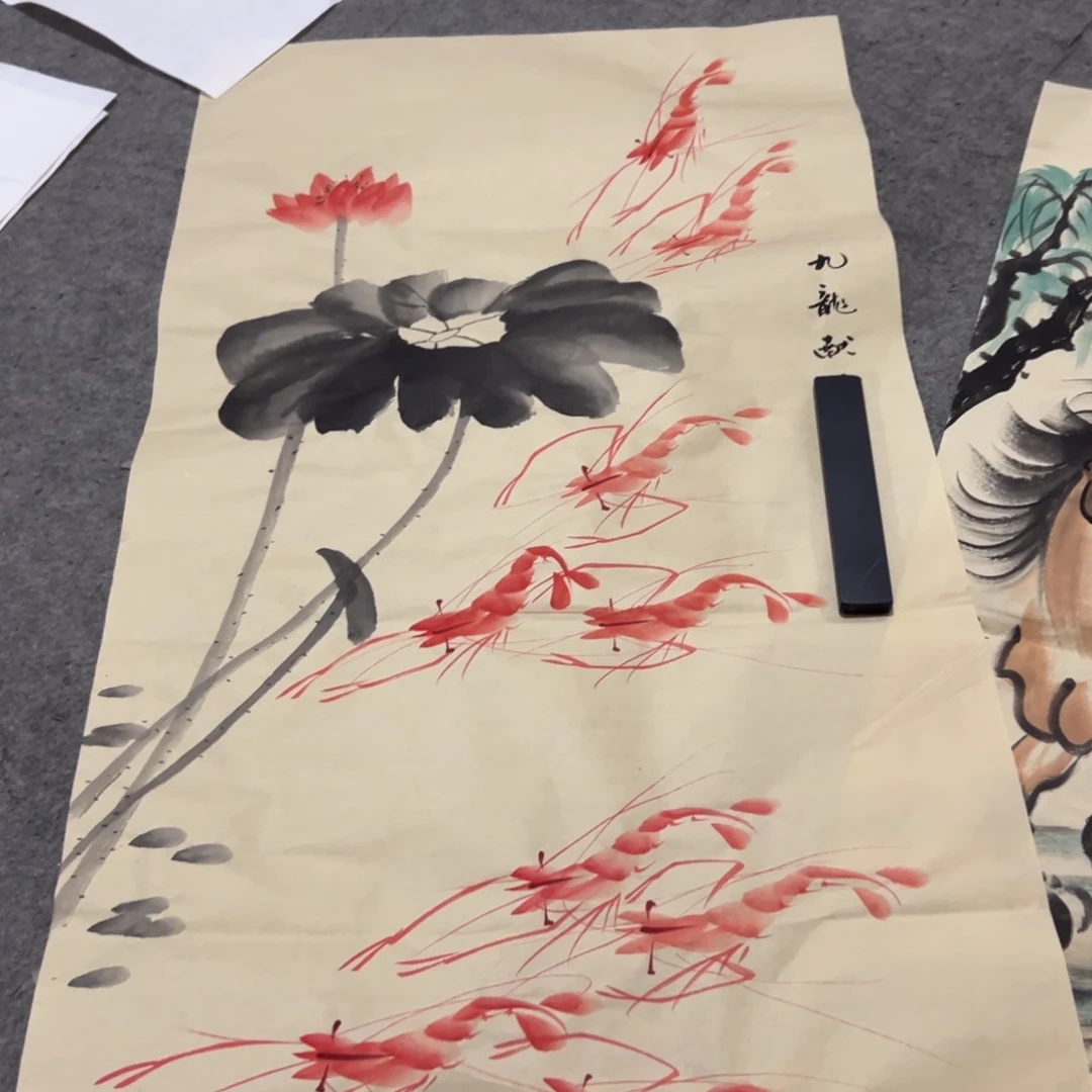 国画国画作品画心一张