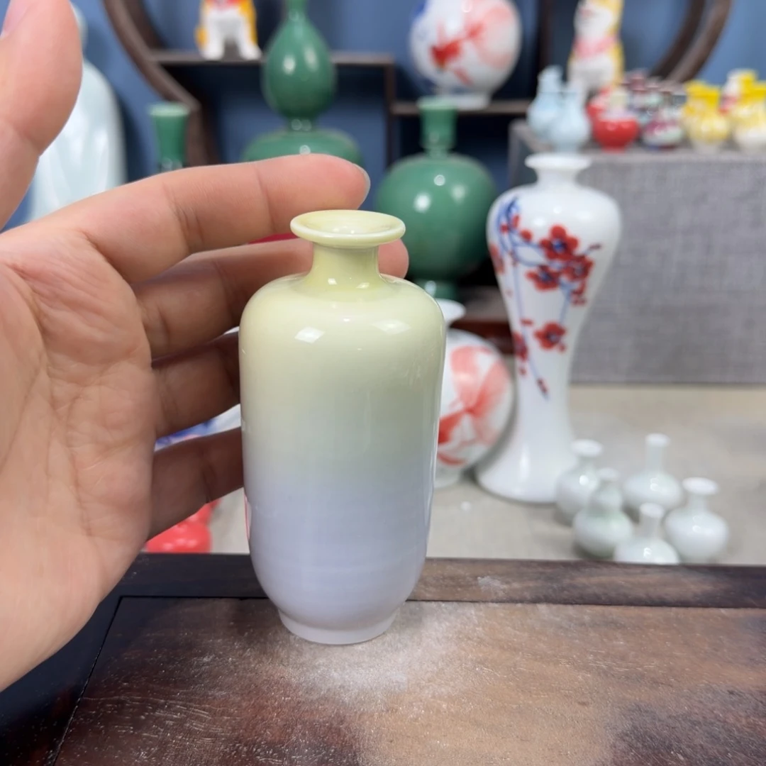 陶瓷手工小花器摆件